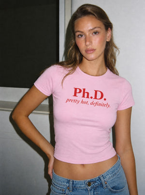 Baby Tee. ph.d.