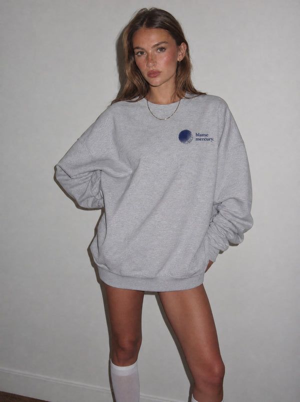 Sweatshirt. mercury