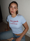 Baby Tee. exactly enough