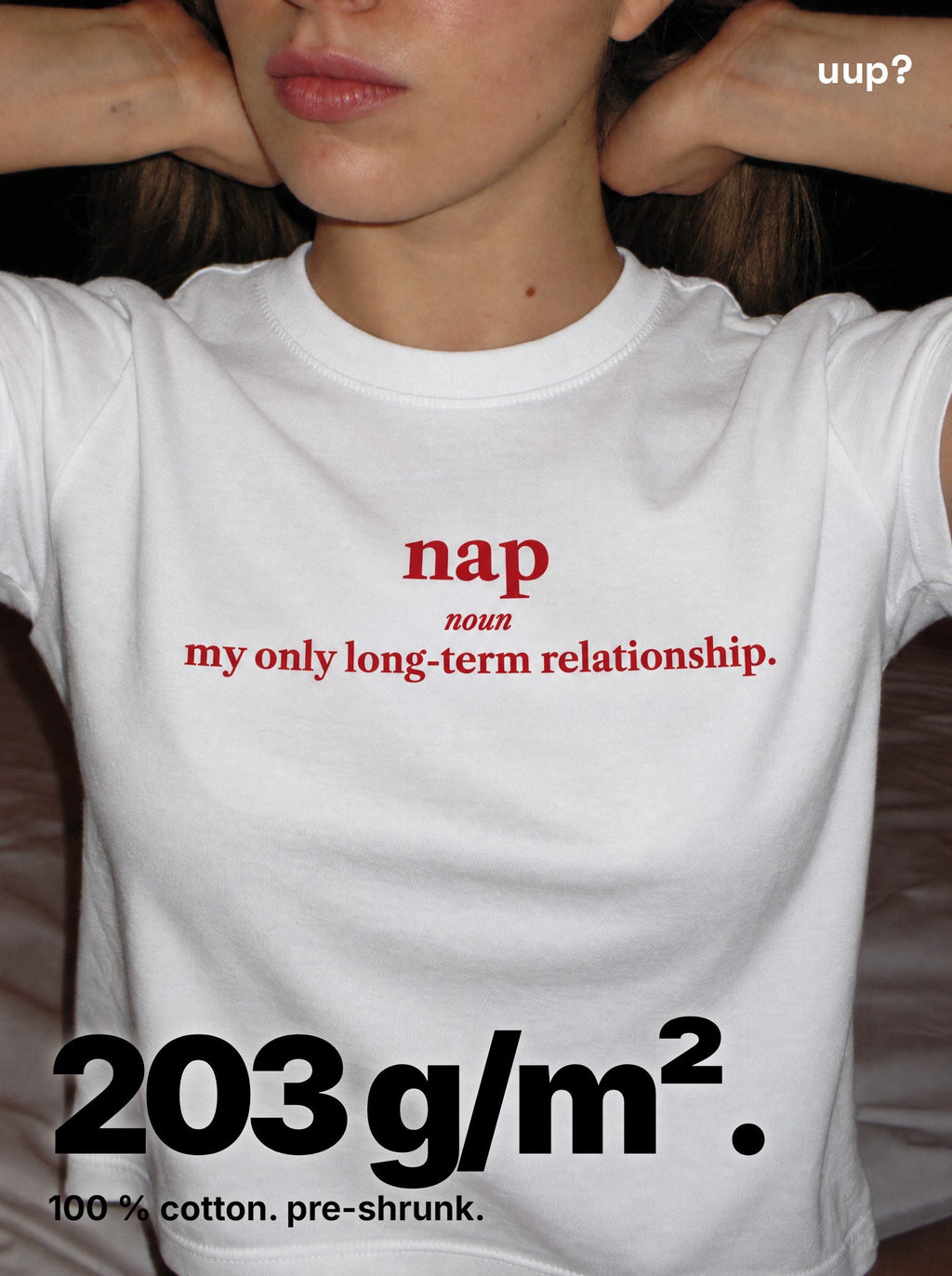 Relaxed Tee. nap – editorial photo