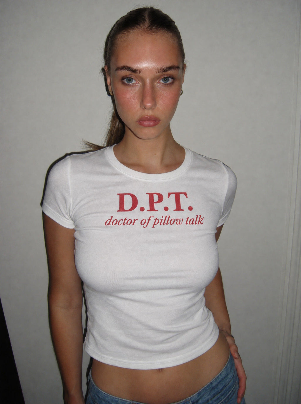 Baby Tee. d.p.t. – fit on a model