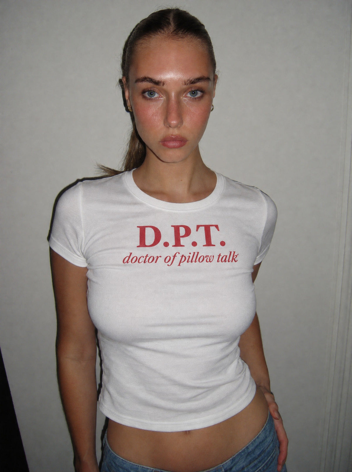 Baby Tee. d.p.t. – fit on a model