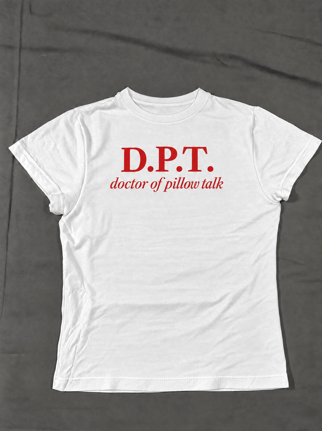 Baby Tee. d.p.t. – flat lay