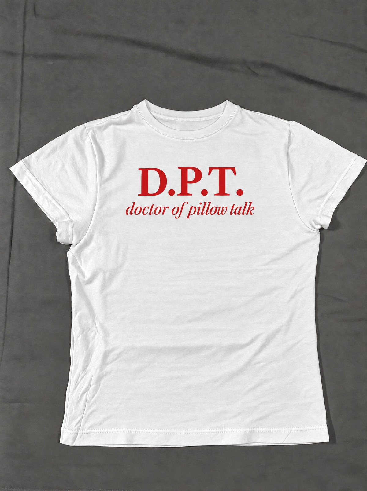 Baby Tee. d.p.t. – flat lay