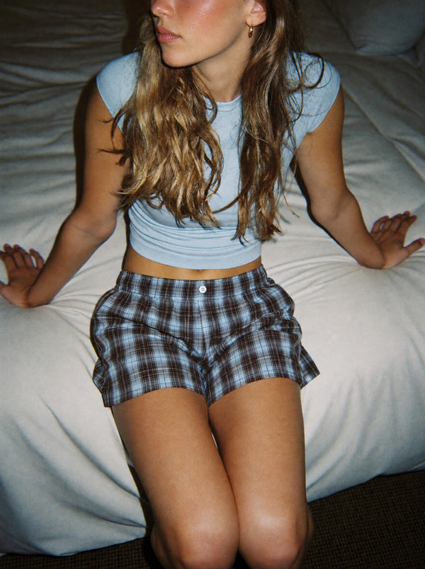 Plaid Shorts. dean's list